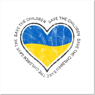 Ukraine. Save the children. Peace Posters and Art